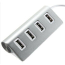 LED High Speed 4 Ports USB 2.0 Multi HUB Splitter Adapter For PC Laptop