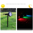 7 Led Variable Light 200 Degree Adjustable Ip55 Waterproof Solar Spotlight