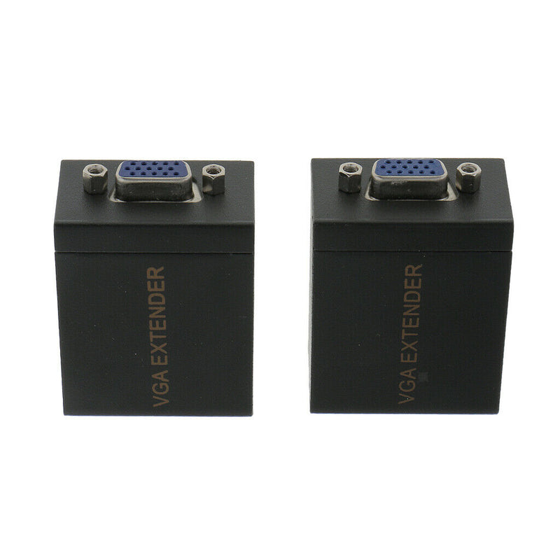 60mVGA Signal Extender Over CAT-5e/6 Cable Video Booster TransmitterReceiver