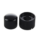 Dual Concentric Volume Tone Blend Control Knob Electric Guitar Parts Black G6Q7