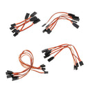 50mm Male to Female Servo Extension Lead Cable 3 Pin Futaba JR Connector 10Pack