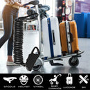 Mini PVC 1400mm Fold Backpack Cycling Helmet Cable Password Bicycle Lock