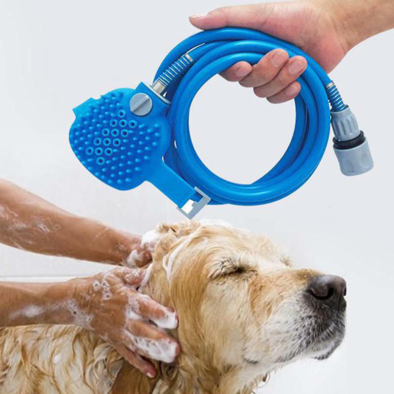 Bathing Shower Nozzle Multifunctional Cleaning Massager Brush Pet Bath Supplies