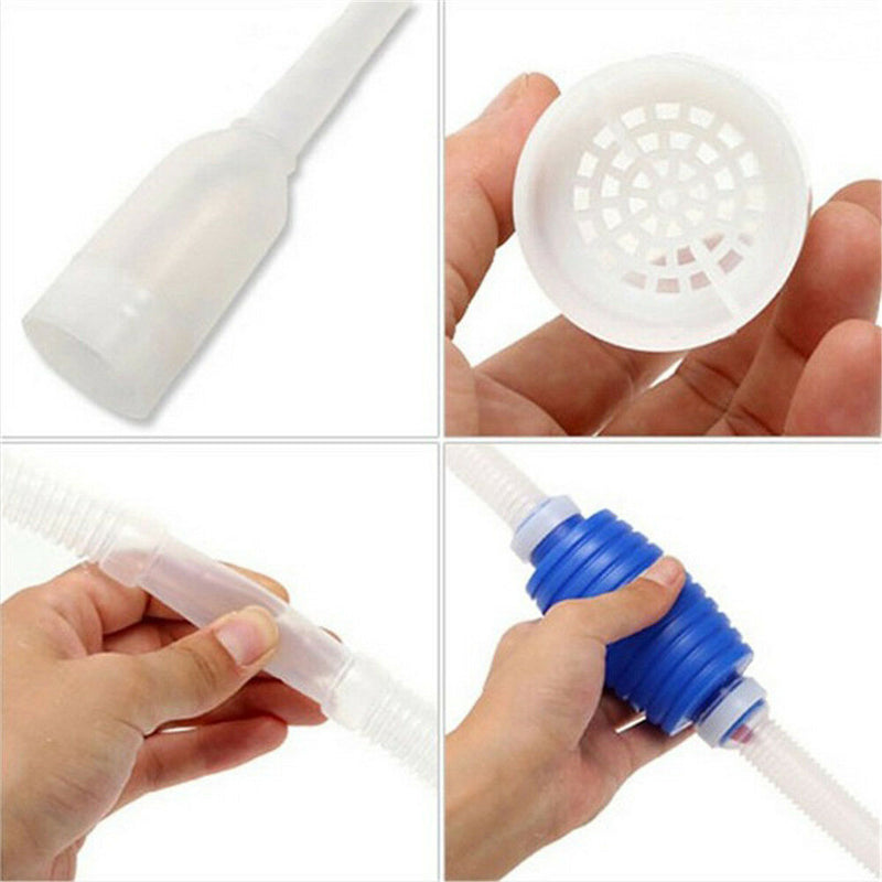 Aquarium Siphon Gravel Cleaner Cleaning Fish Tank Vacuum Water Change PuME