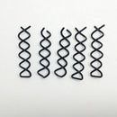 10x Spiral Spin Screw Bobby Pin Hair Clip Twist Barrette Hairpins BlackColour TO