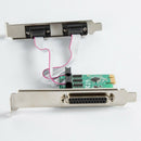2Port RS-232 Serial Port +1 DB25 Printer Parallel Port Pci-E Pci Card