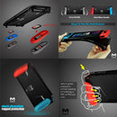 For Nintendo Switch Console Handle Case Soft Shockproof Grip w/ Game Card Slot