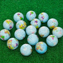 6Pcs/Set Globe Map Golf Balls Color Golf Balls Practice Ball Golf Gift Ball