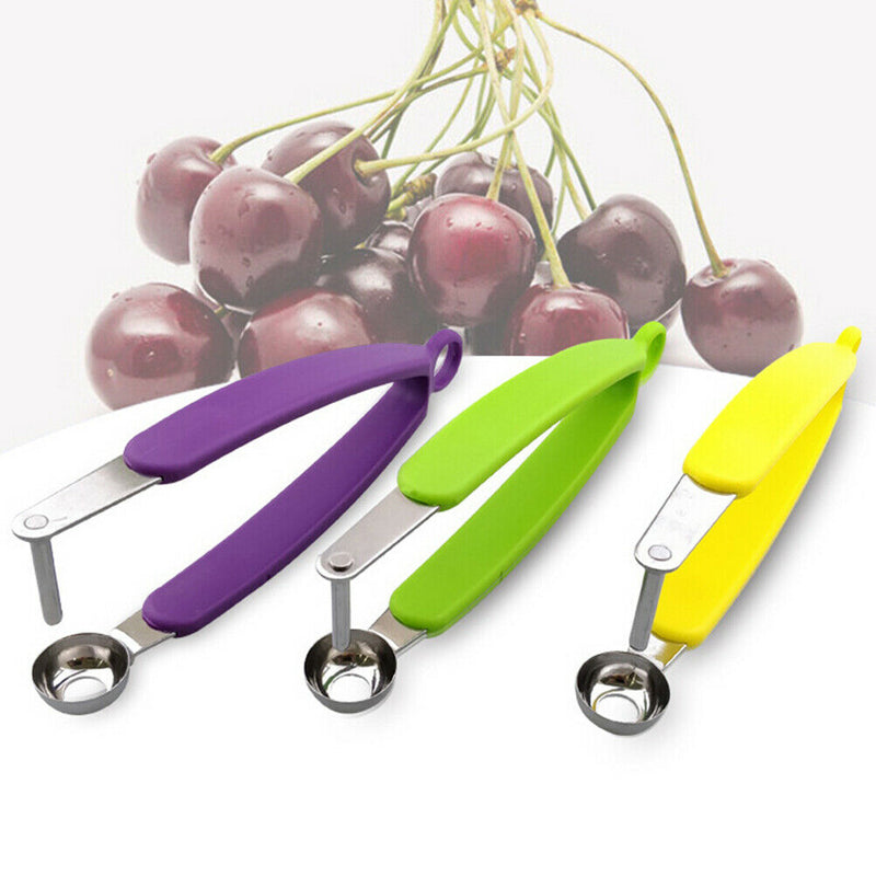 1 x Cherry olive pitter stoner pits seed fruit remover core squeeze stone tool