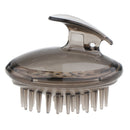 Gray Silicone Shampoo Brush Scalp Shower Hair Washing Massage Massager Comb