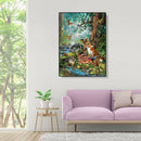 Painting By Numbers Kit DIY Animal World Canvas Oil Art Picture Home Decor A