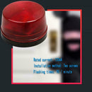 Red Round LED Strobe Beacon Rooftop Emergency Warning Flashing Light Lamps A9N9
