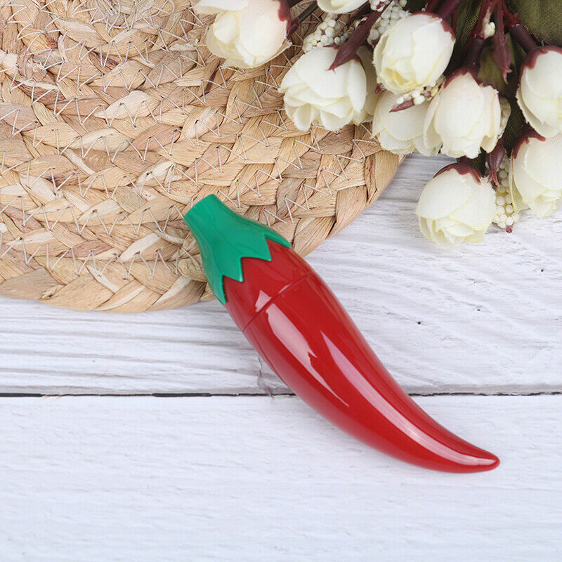 1XRed Pepper Empty Lip Gloss Tube Lips Balm Bottle Brush Container Lipgloss T Bj
