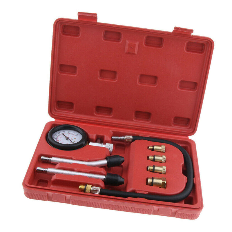 Automotive Petrol Engine Compression Tester Test Set Gauge Diagnostic Tool Car