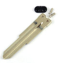 2-Button Remote Key Shell Fob Case Uncut Blade fit for Ssangyong Actyon Kyron Hf