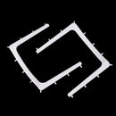 2Pcs dental plastic rubber dam frame holder instrument autoclavable A leJ Ew