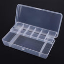 21*10.7*4.2cm Double Deck Fishing Lure Bait Hooks Tackle Storage Box Case