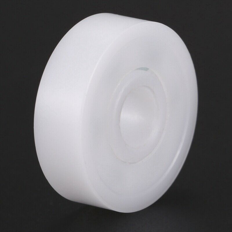 1 x 626 deep groove ball bearing plastic glass 6 * 19 * 6mm, white I6P5