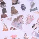 2Sheets Lovely Fashion Girls Diary Scrapbook Decoration DIY Stickers Toys GiftSE