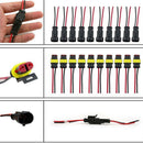 2 Pin Way Sealed Waterproof Electrical Wire Connector Plug Terminal For Car SUV