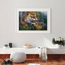5D DIY Diamond Painting Full Round Drill Tiger Embroidery Wall Art (A417)