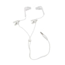 2Pack 3.5mm Swimming Waterproof Earphone w/ Clip For Music Media Player iPod