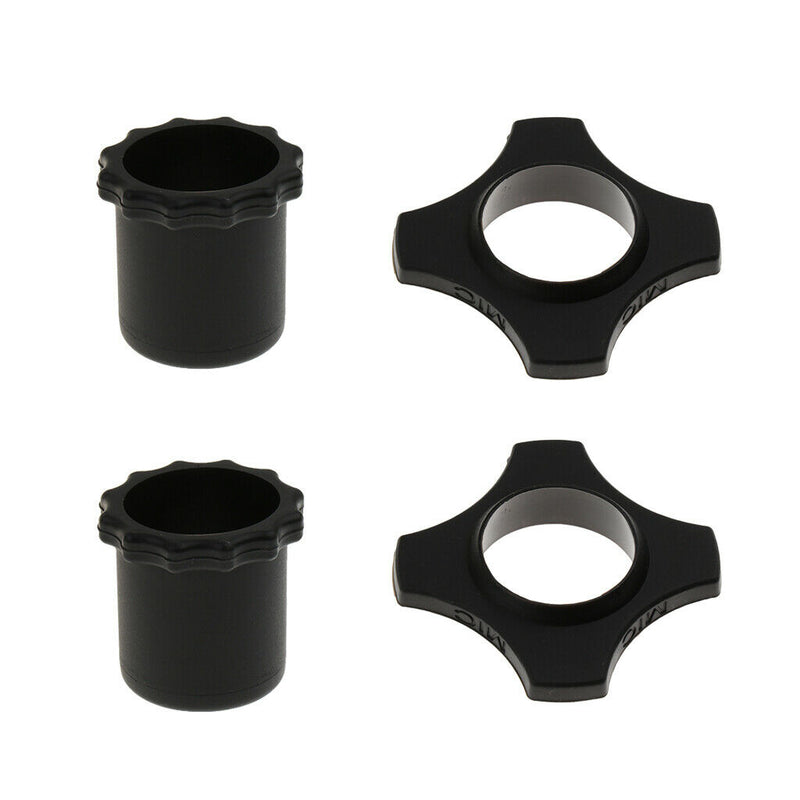 4x Black Mic Wireless Protection Rings Roller Rod Sleeve for Mic Parts