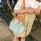 Animal Pattern Waterproof Backpacks Women Shoulder Crossbody Bags (Green)