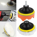 5pcs High Polishing Buffer Pad Set Kit & Drill Adapter For Car Polish Tool 2019