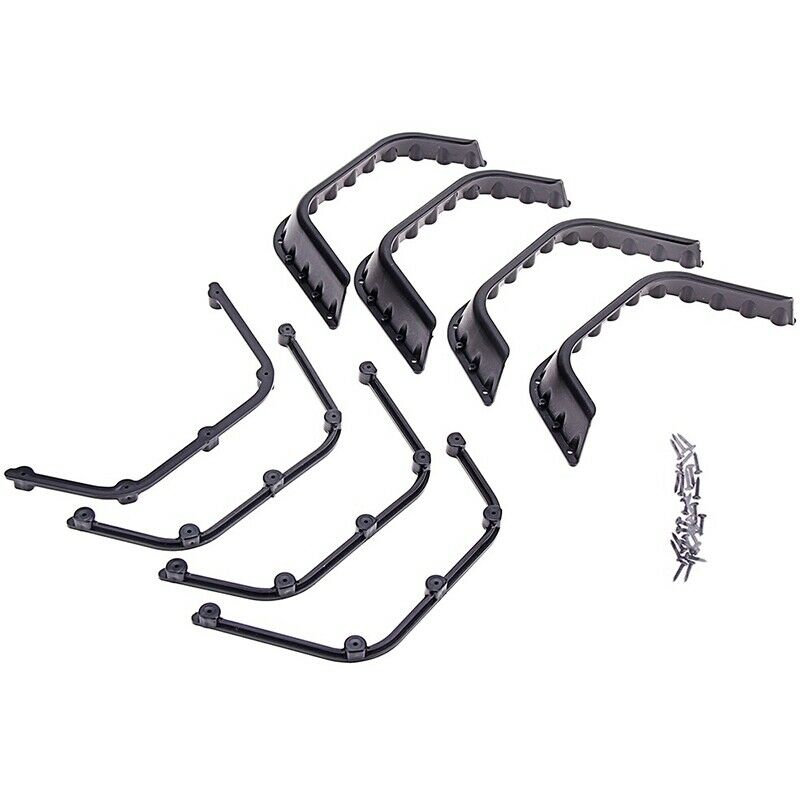 1:10 RC Crawler Black Mudguard RC Crawler Body for Axial SCX10 for Gelande  V4Q3