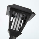 2 LED Garden Lawn Solar Mosquito Killer Purple Light Insect Pest Bug Zapper Lamp