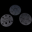 Eco Friendly Flower Heart Print Birthday Cake Molds Decorating Bakery DIYCr JR