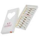 10 Pairs Makeup Natural Lower Bottom Black False Eyelashes Clear Band C4Z6