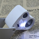 30 60 X Magnifier Read Magnifying Glass Jewelry Loupe With Bright LED Light TIV
