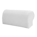 4 Pair White Stretchy Sofa Armrest Covers Armchair Slipcovers Protector
