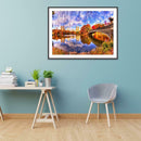5D DIY Full Drill Square Diamond Painting Scenery Cross Stitch Kit (FL012)