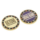 2 Pieces Poker Chips Dealer Blind Chips Big / Small Roulette Game