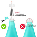Silicone Pastry Bags, 3 Sizes Reusable Icing Piping Bags Baking Cookie Cake