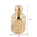 10 Pcs PC PCB Motherboard Brass Standoff Hexagonal Spacer M3 6+4mm Y2K8
