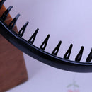 Mens Toothed Sports Football Soccer Headband Hair Band Black Portable Gift  T TO