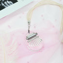 8 Keys Mini Kalimba Thumb Piano,Pocket Thumb Piano,Finger Percussion,Finger