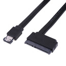 Power esata usb 2.0 5v 12v combo to 2.5'' 3.5'' 22pin sata hdd adapter cable3cE