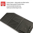 Universal Car Sun Visor Leather Case Holder Card Glasses Cell Phone Organizer