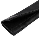 2Pcs PU Leather Car Seat Belt Shoulder pads Cover black E2Q7