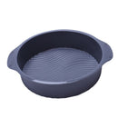Round Cake Mold Pan Bakeware Tray Silicone Mould Pastry Maker, 11.4 x 9.6 x