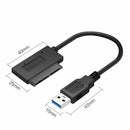 USB 3.0 to Micro-SATA Adapter Cable for 1.8inch HDD SSD Converter Cord USB3.O9U4