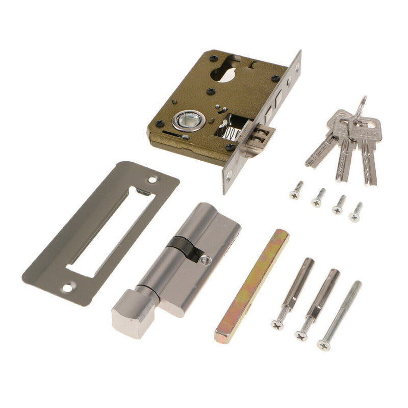 Creative Stainless Steel Privacy Handle Bathroom Lock Lever Set