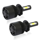 S2 H7 Car LED Headlight Bulbs 12V 6500K 72W 8000LM COB LED Headlamp Fog Lig X9O1