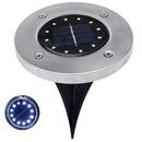 12 Led Solar Power Buried Light Ground Lamp Outdoor Path Way Garden Decorat