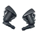 2x Black Front Windshield Washer Nozzle Replaces for Jeep Grand Cherokee WK